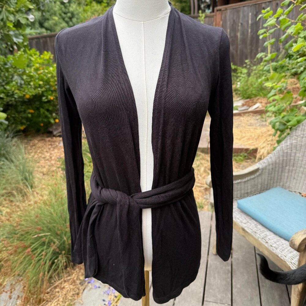 Amour Vert Long Sleeve Cardigan with Tie Sz XS